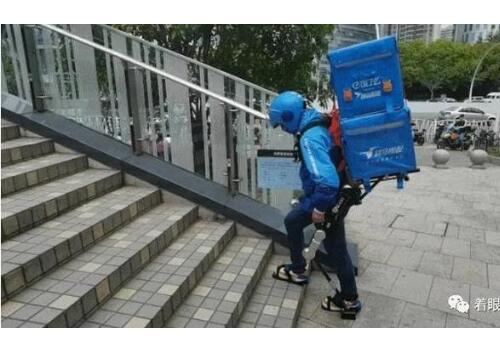 China Exoskeleton Robot applied to Takeaway Staffs