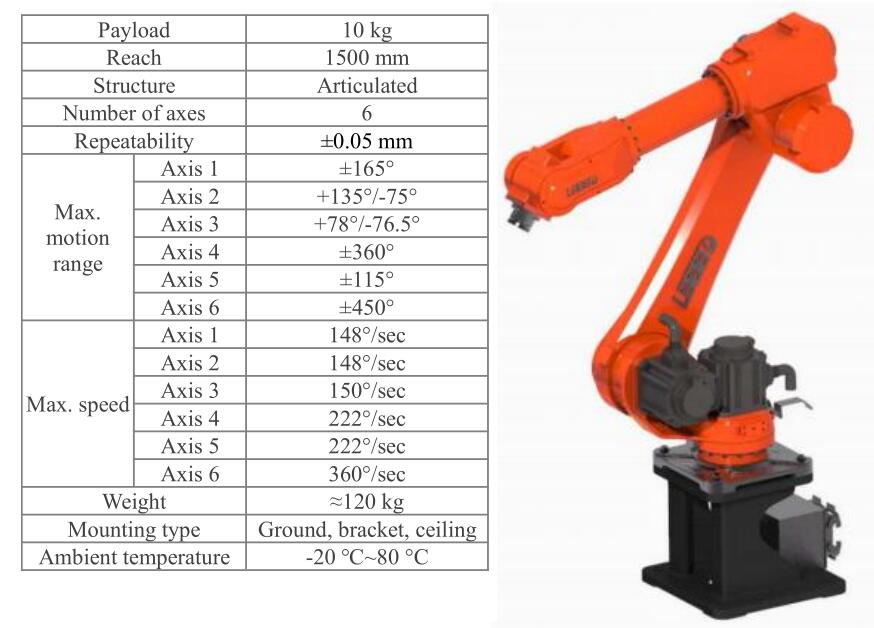 6 Axis Industrial Robot