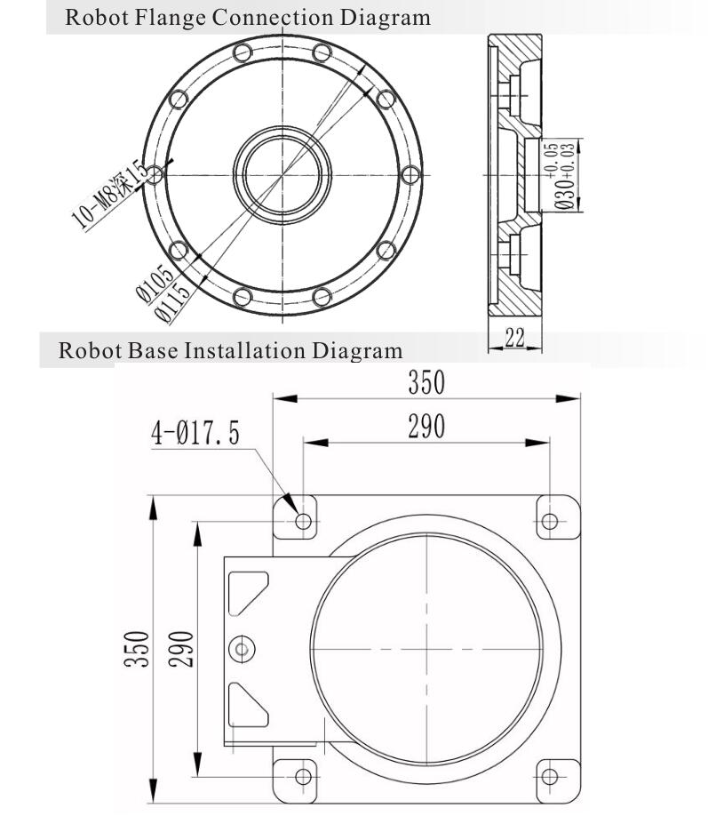 6 axis industrial robot