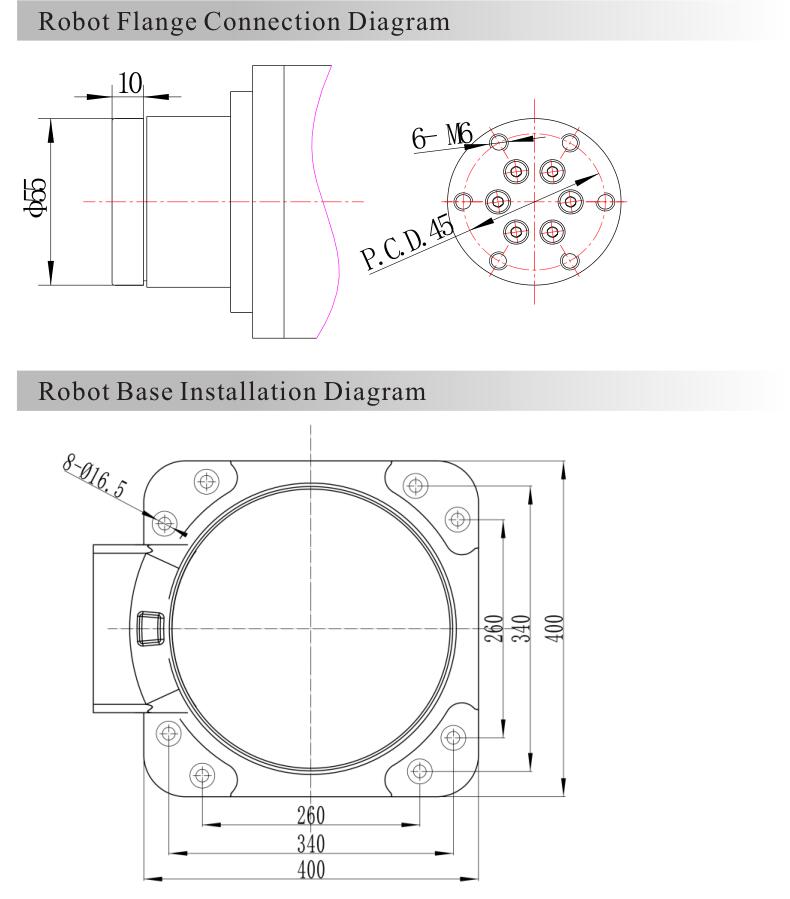 6-axis robot arm