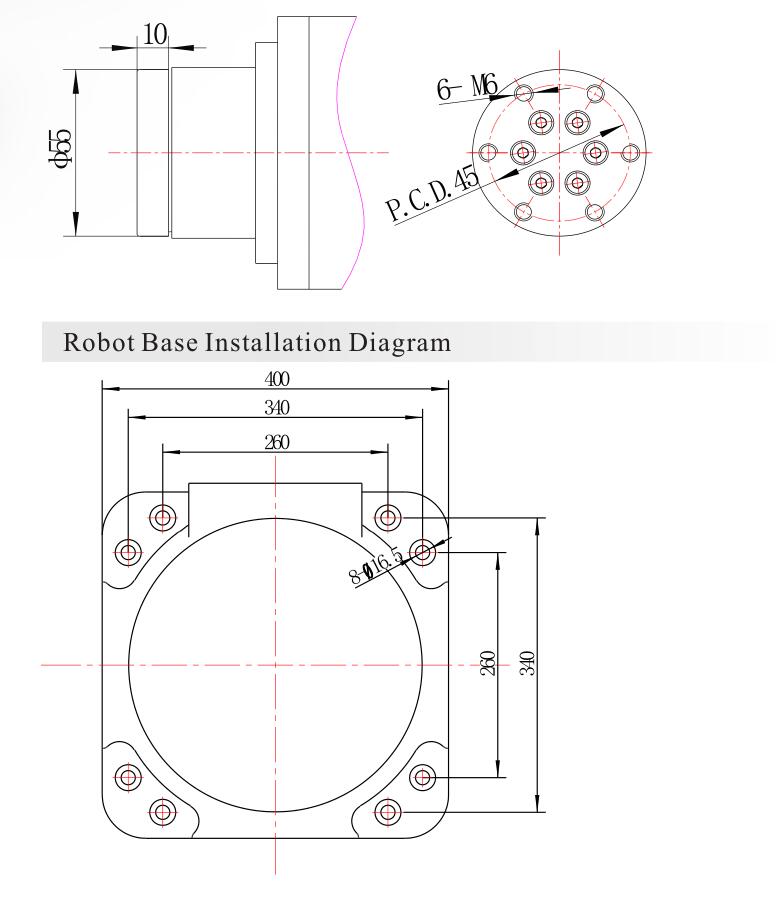 6-axis robot arm