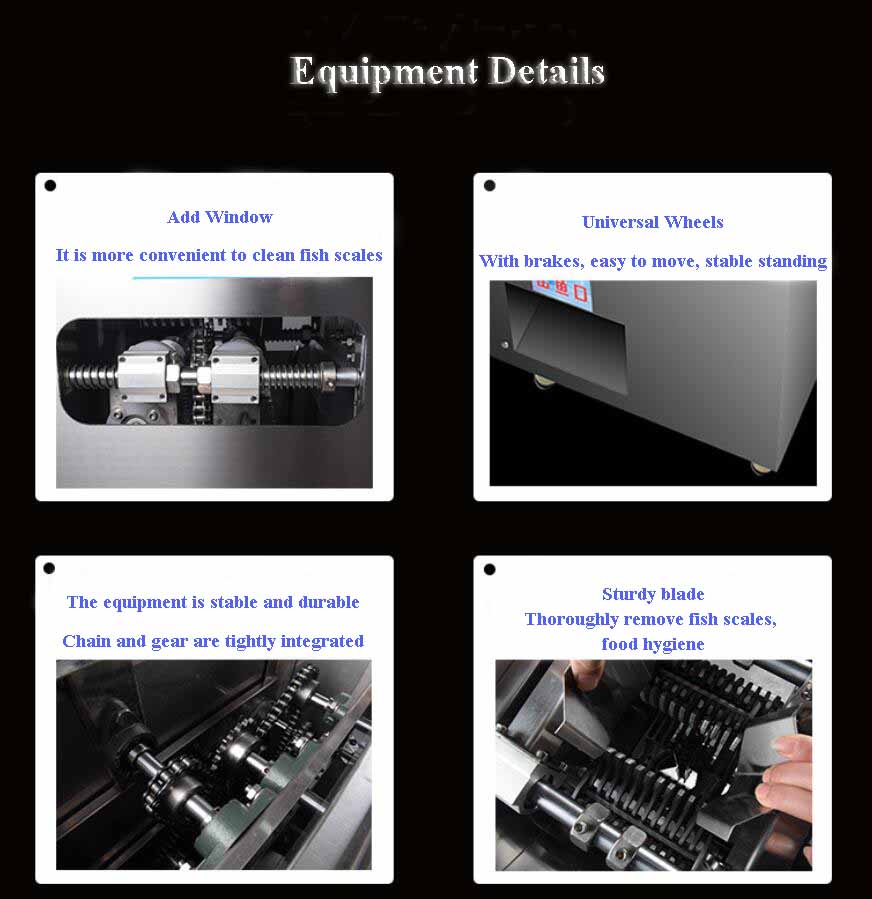 automatic fish scaling machine