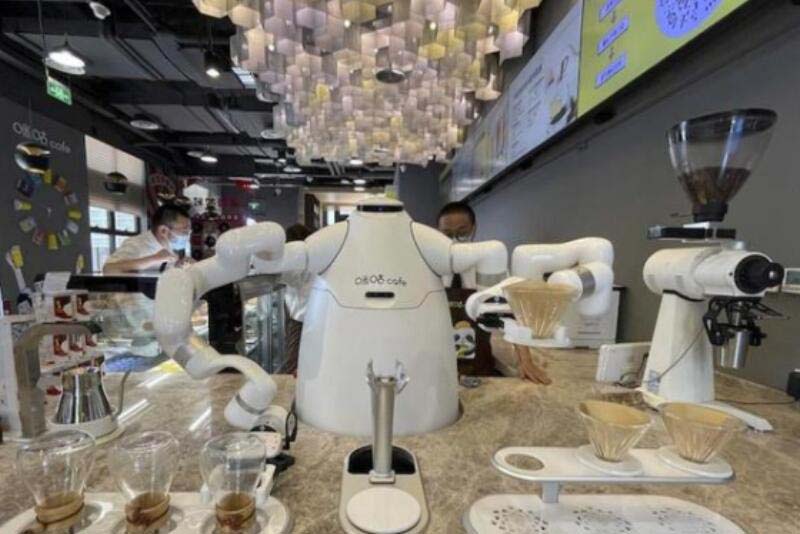 Coffee making robot