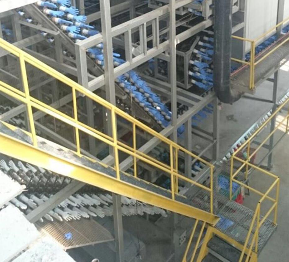 nitrile gloves production line