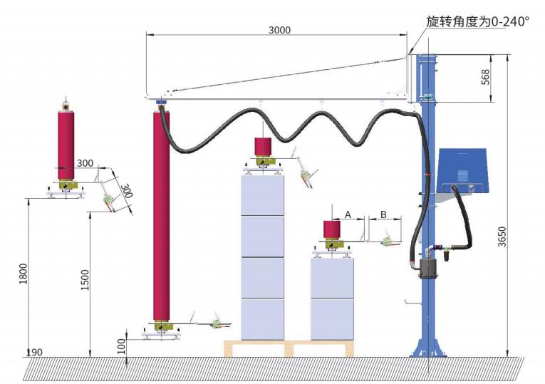 suction cup crane