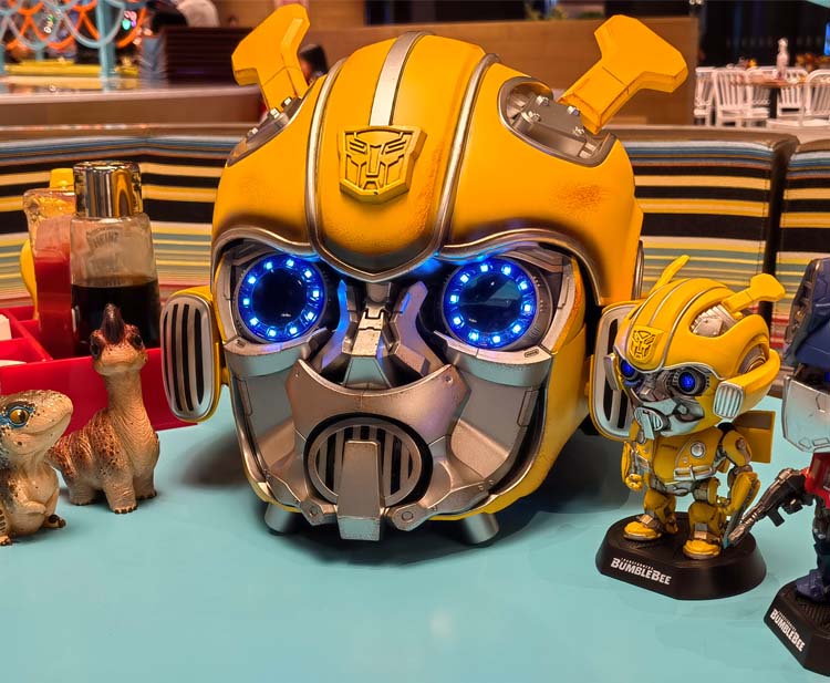 bumblebee transformer helmet