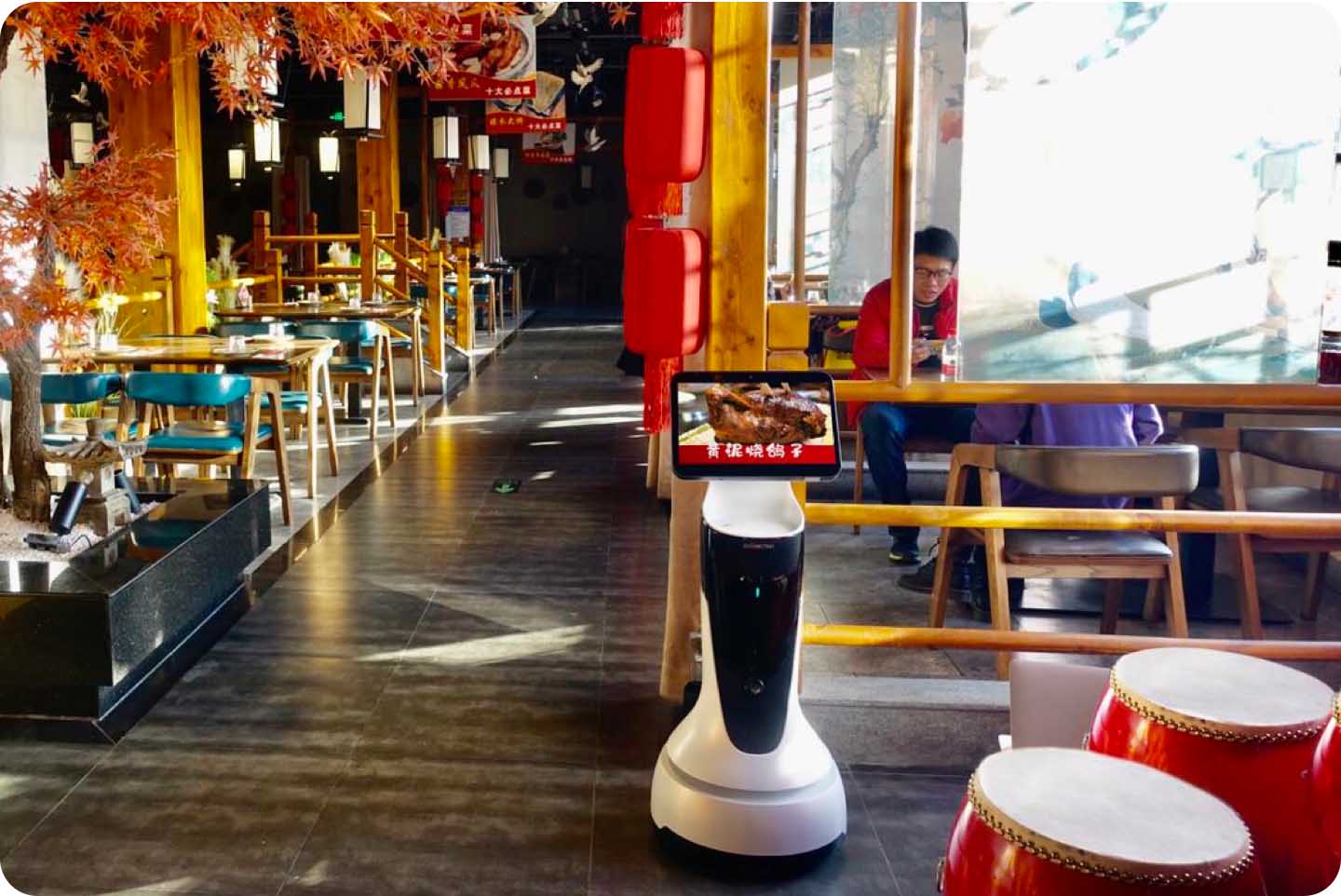 AI reception robot