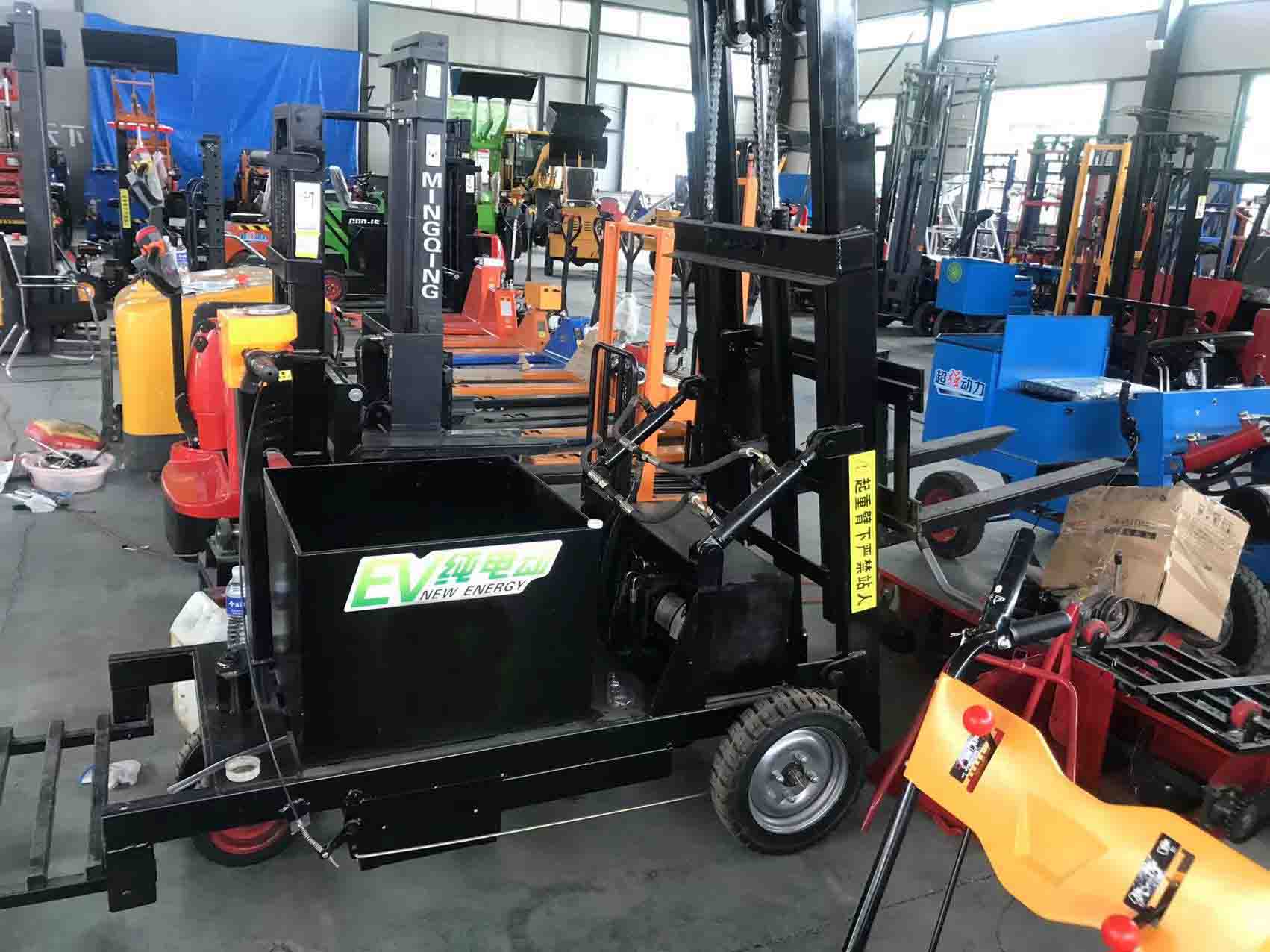 stand on electric forklift