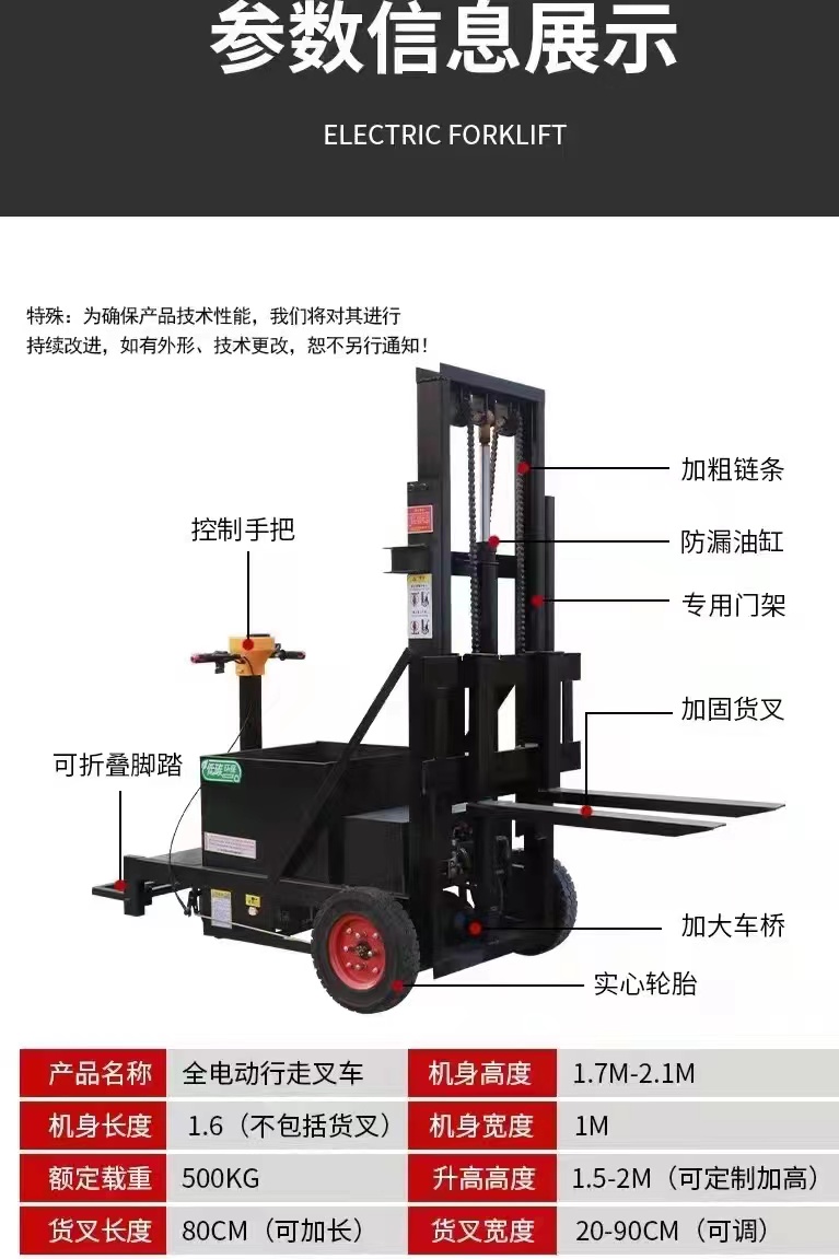 stand on electric forklift