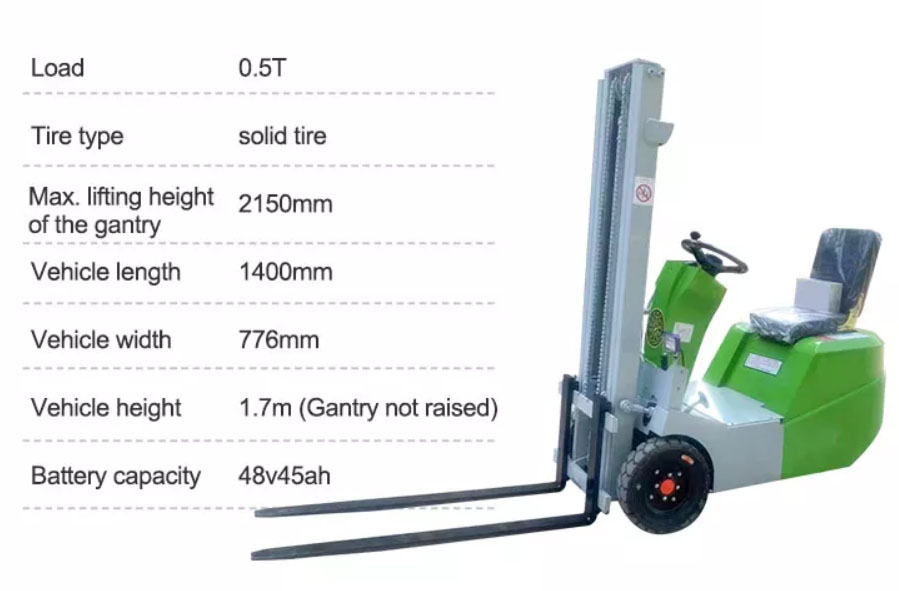 3 wheeled forklift