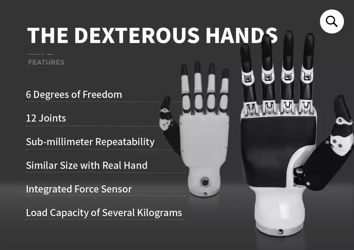 robot human hand