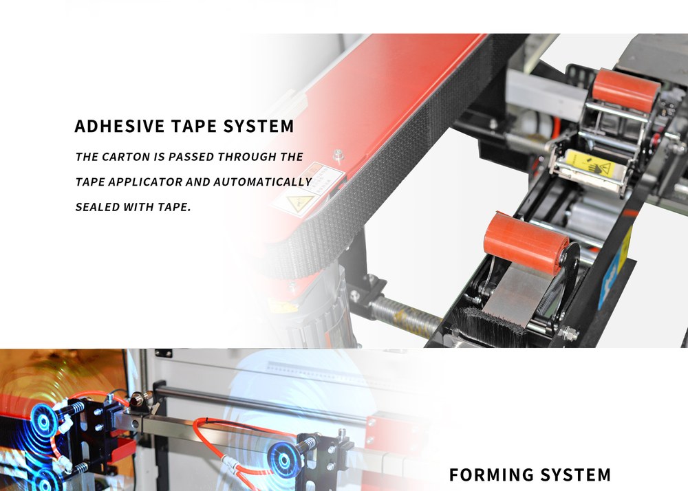 automatic box opening and bottom sealing machine