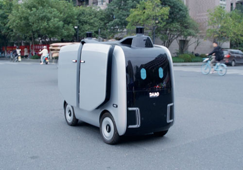 British Media: China will have more delivery robots on the road