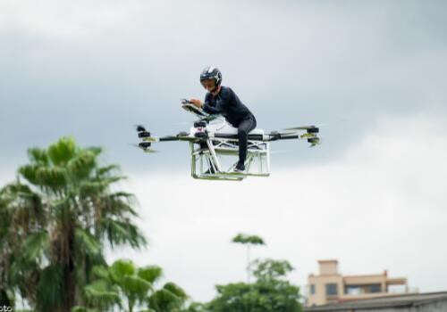 China Farmer made manned drones and invested 20 million in 2 years. Jackie Chan came to him for filming