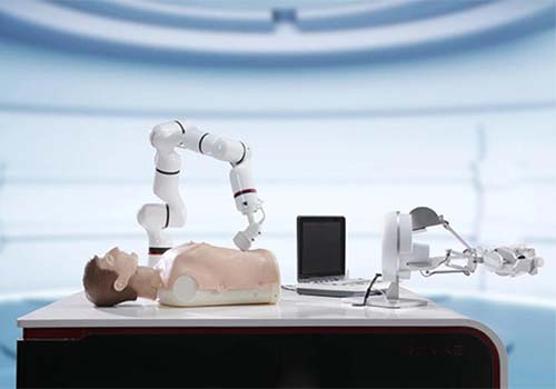 Intelligent robots that can assist humans in medical treatment